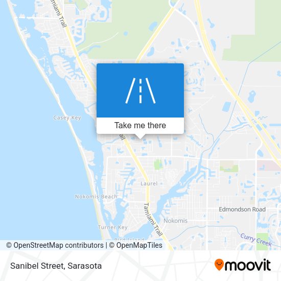 Mapa de Sanibel Street