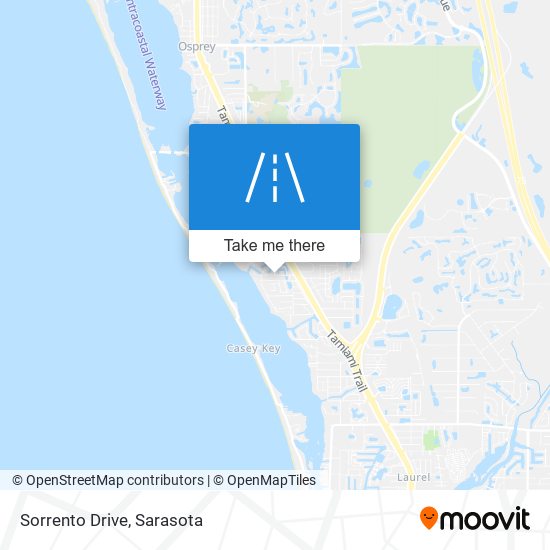 Sorrento Drive map