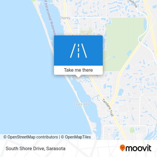 Mapa de South Shore Drive