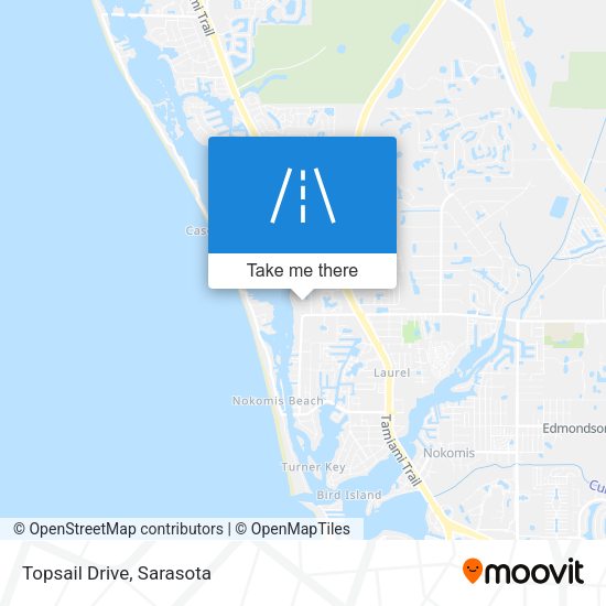 Topsail Drive map