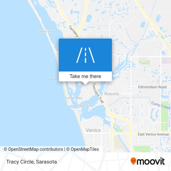 Mapa de Tracy Circle