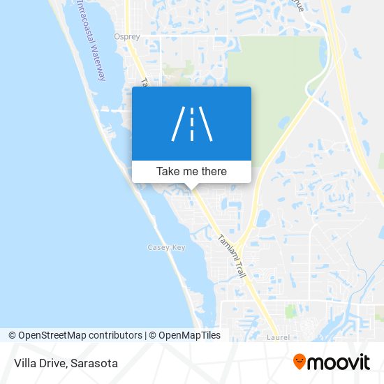 Villa Drive map