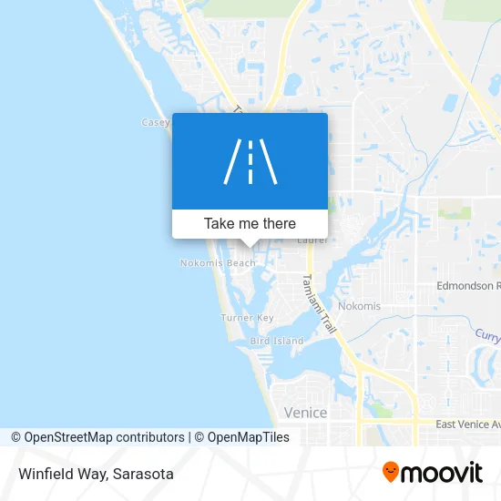 Winfield Way map