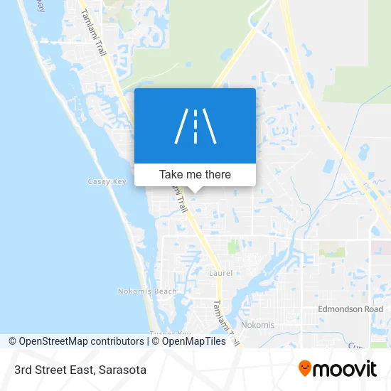 3rd Street East map