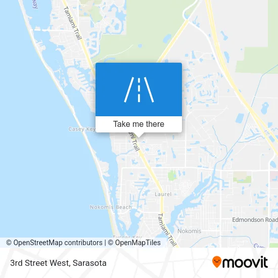 3rd Street West map