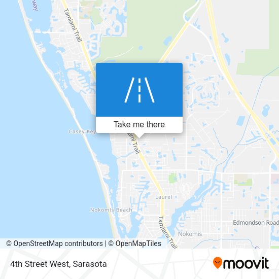 Mapa de 4th Street West