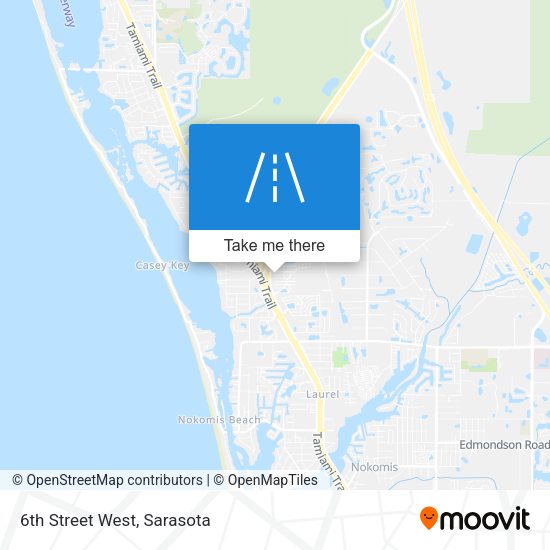 Mapa de 6th Street West