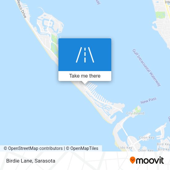 Mapa de Birdie Lane
