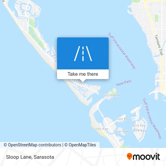 Sloop Lane map