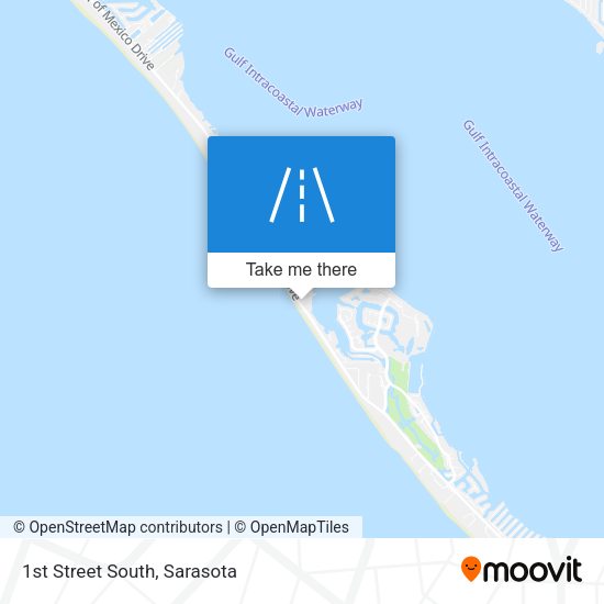 1st Street South map