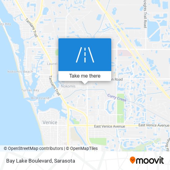 Bay Lake Boulevard map