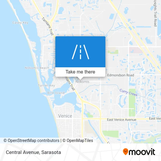 Central Avenue map