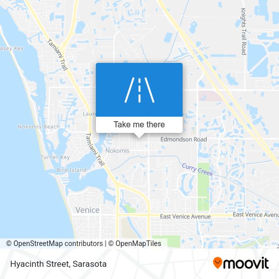 Mapa de Hyacinth Street