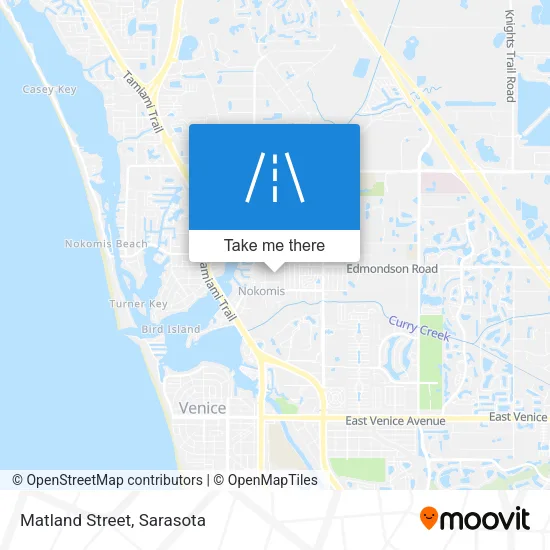 Matland Street map
