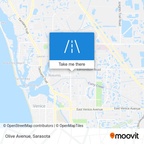 Mapa de Olive Avenue