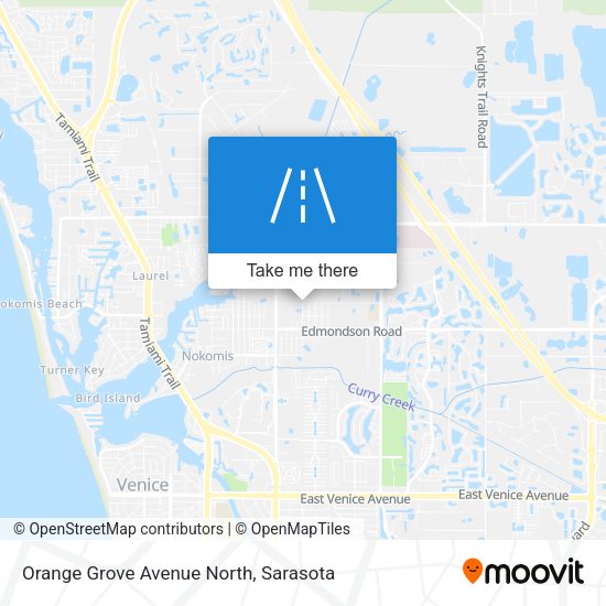 Orange Grove Avenue North map