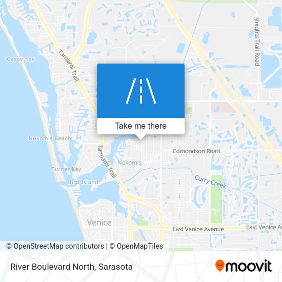 Mapa de River Boulevard North