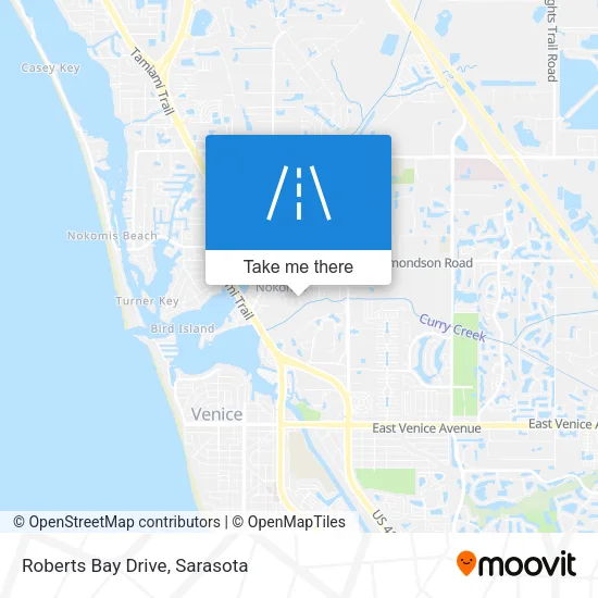 Roberts Bay Drive map