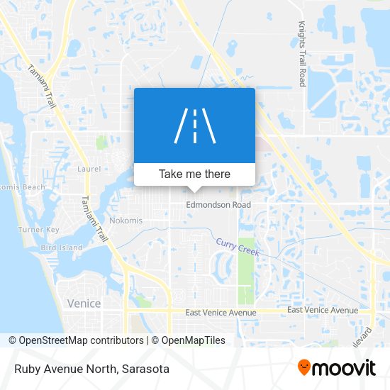 Ruby Avenue North map