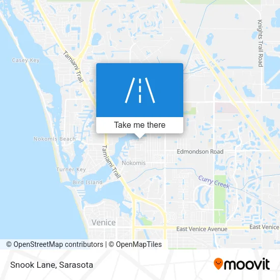 Snook Lane map