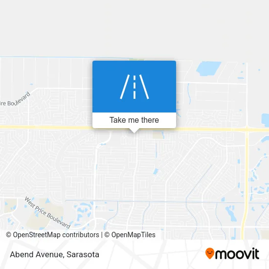 Abend Avenue map