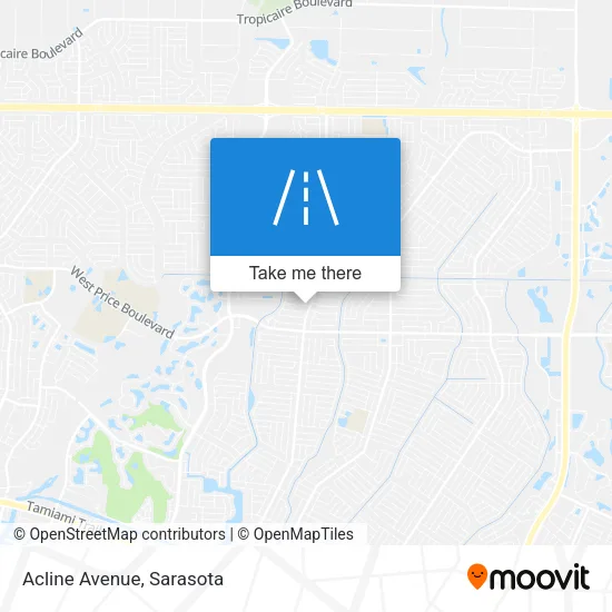 Acline Avenue map