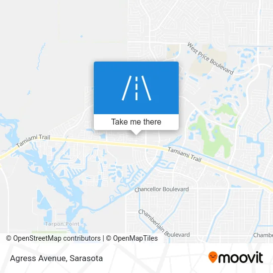 Agress Avenue map