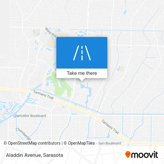 Aladdin Avenue map