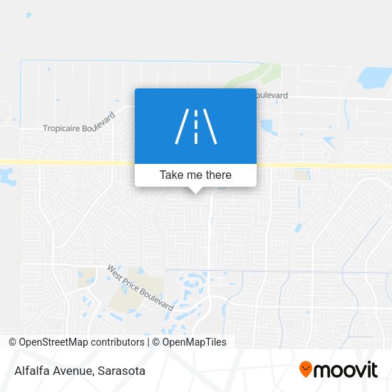 Alfalfa Avenue map