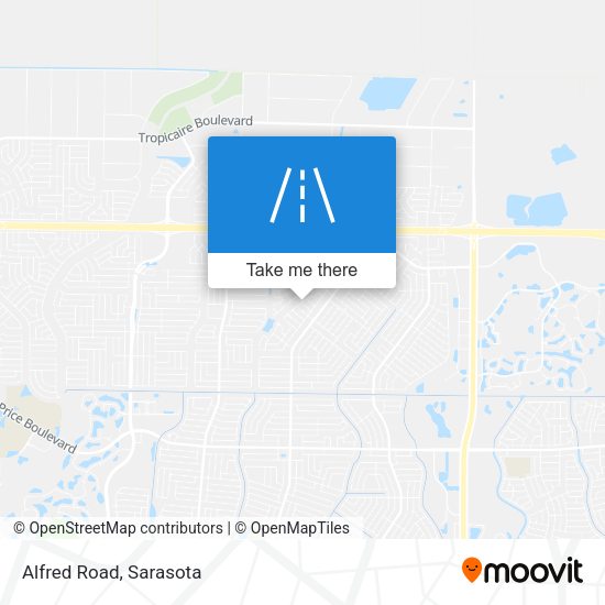 Mapa de Alfred Road