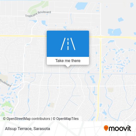 Mapa de Allsup Terrace