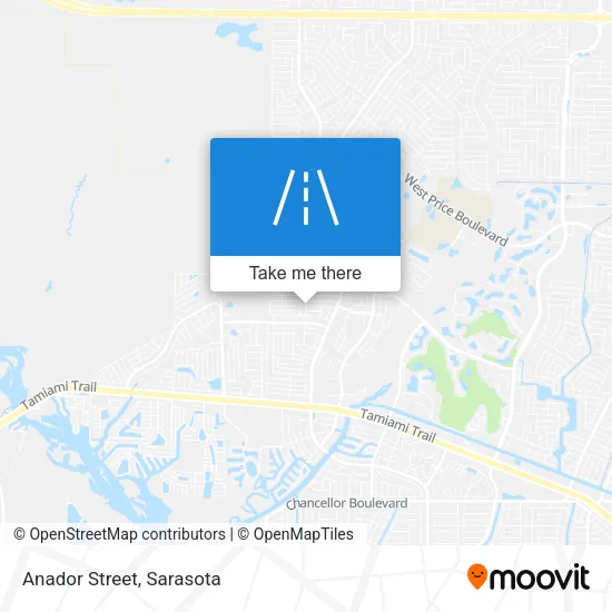 Anador Street map