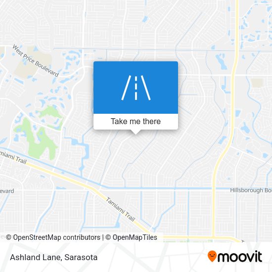 Mapa de Ashland Lane