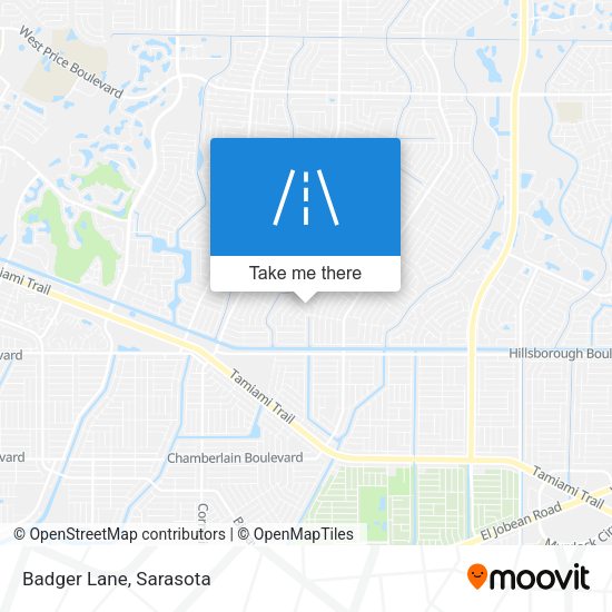 Mapa de Badger Lane