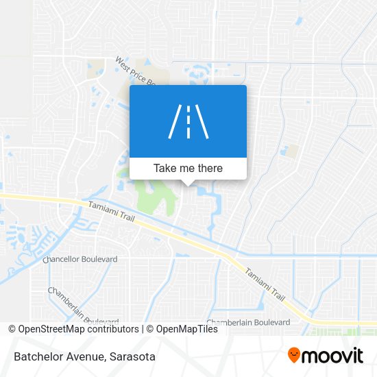 Batchelor Avenue map