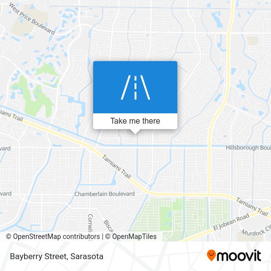 Mapa de Bayberry Street