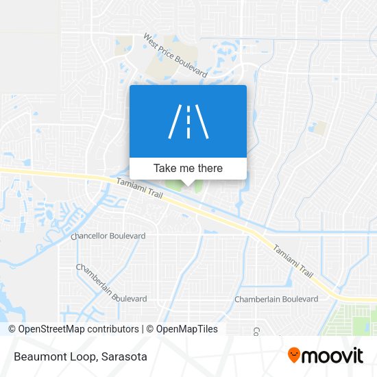 Beaumont Loop map