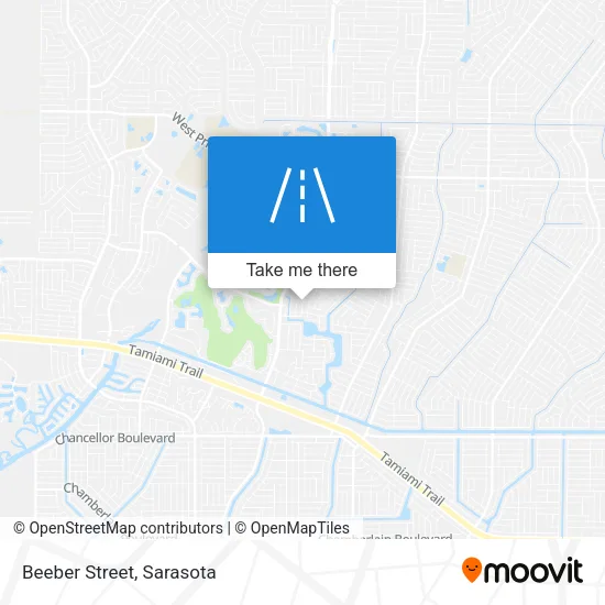 Beeber Street map