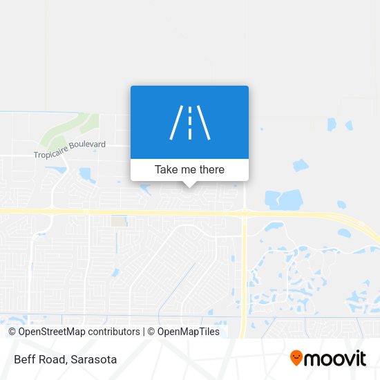Mapa de Beff Road