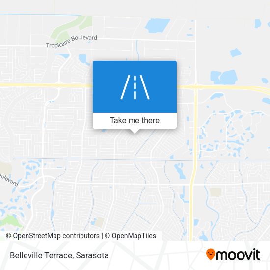 Mapa de Belleville Terrace