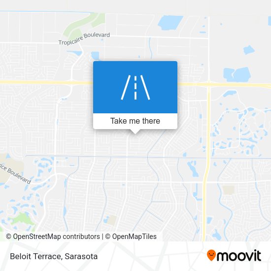 Mapa de Beloit Terrace
