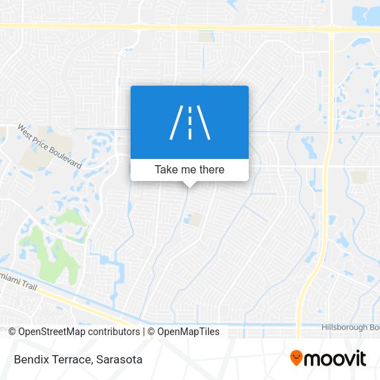 Bendix Terrace map