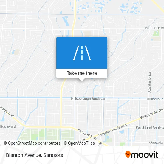 Mapa de Blanton Avenue