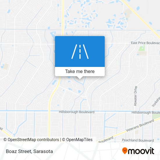 Mapa de Boaz Street