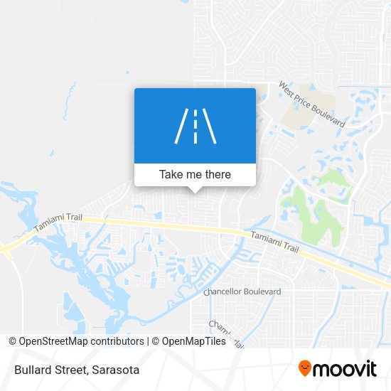 Mapa de Bullard Street