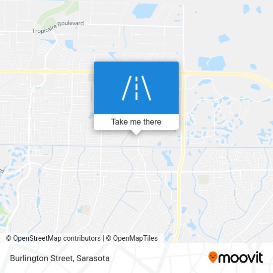Burlington Street map