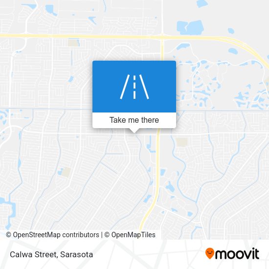 Mapa de Calwa Street