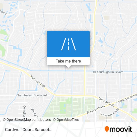 Cardwell Court map