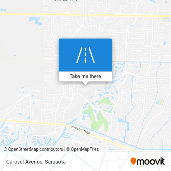 Carovel Avenue map