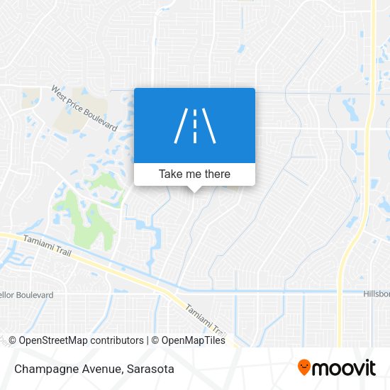 Champagne Avenue map